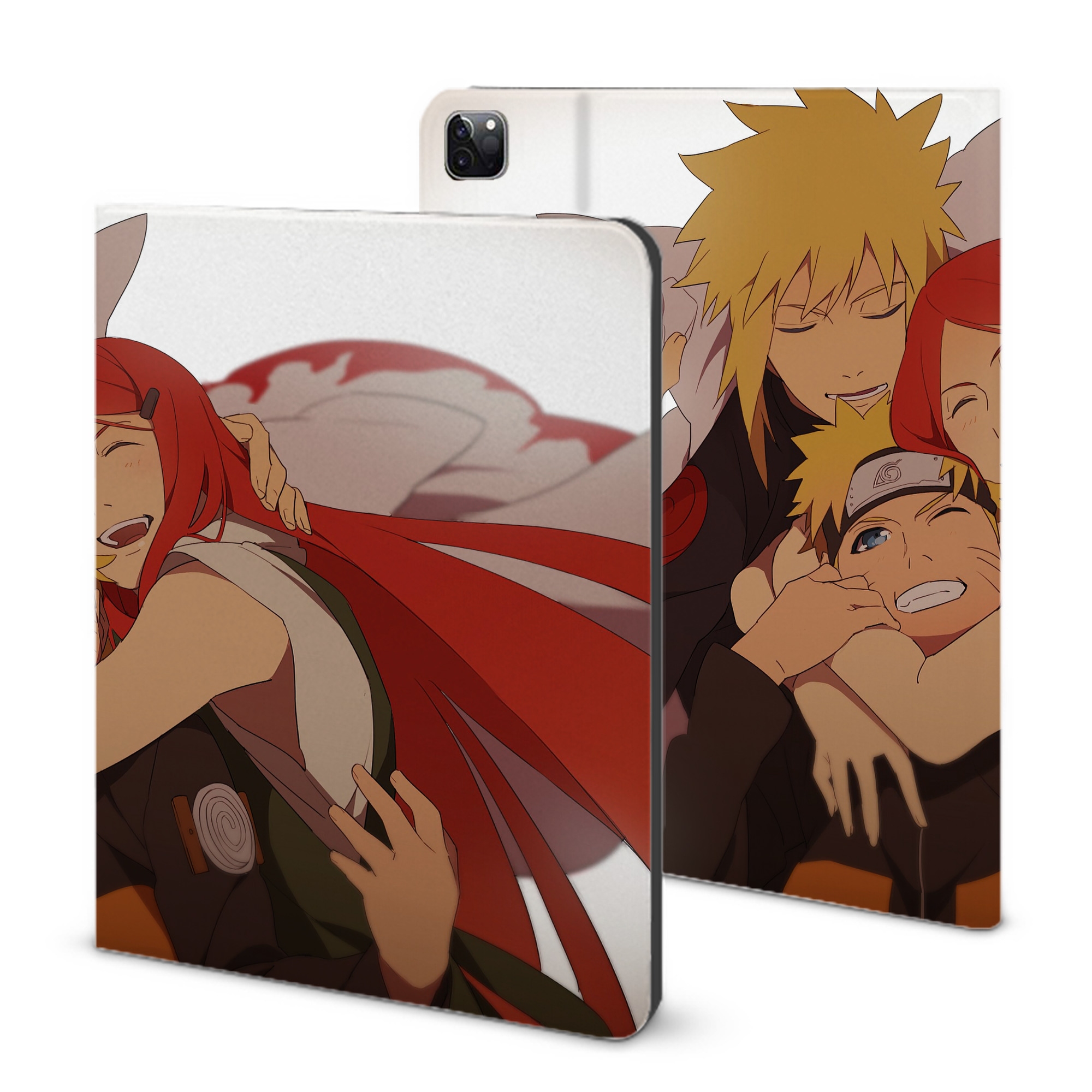（画像用） NARUTO -ナルト- NARUTO -ナルト- 疾風伝 IPad ケース ブック型 PUレザー TPU 耐衝撃 軽量 薄型 ペン収納なし 全面保護 IPad 各モデル対応